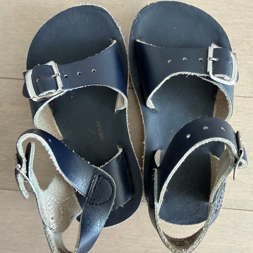 Salt Water Sandals by Hoy Navy Kids Sandals